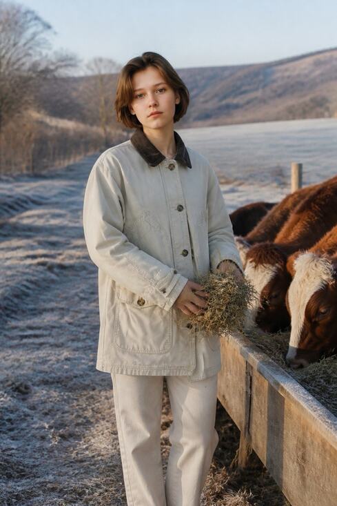 Woolrich Jackets & Blazers - Vintage Woolrich Women's M Beige Remove Wool Blend Blanket Lined Chore Barn Coat